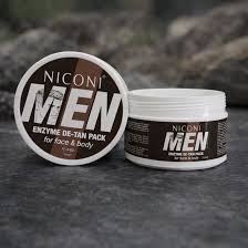 NICONI Men Enzyme De-Tan Pack – Face & Body
